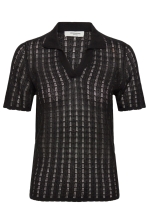 Rwsamira Silk Ss Polo Pullover