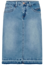 Crpatch Denim Skirt