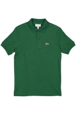 Short sleeved Ribbed Collar Shirt.