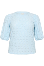Kctina Short Sl Lace Blouse