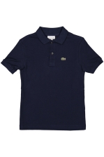 Short sleeved Ribbed Collar Shirt.