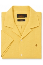 Short Sleeve Linen Shirt-classic Fit