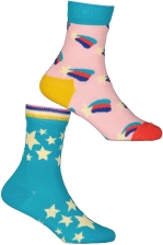 2-pack Kids Shooting Star Sock
