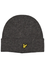 Lambswool Blend Ribbed Beanie