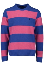 Lambswool Stripe Oneck