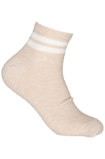 Short Sock Geten, Cotton, Beige Linen 615
