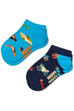 Kids 2-pack Car Low Socks