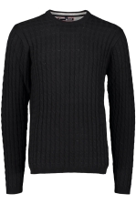 Ap 2552 Round Neck Cable Knit