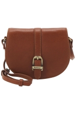 Barbour Laire Leather Saddle Bag