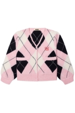 Wbfen Argyle Cardigan