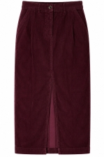 Skirt Finsta Corduroy Fig Red