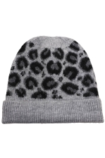 Stickad Mössa Med Leomönster