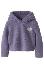 NMFONEA LS TEDDY PULLOVER WH PB