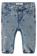 NBFROSE SHAPED R EMB JEANS 5321-YB H