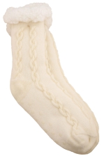 Cozy sock knitted pattern