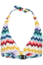 Pozzuoli Jr. Printed Bikini Top