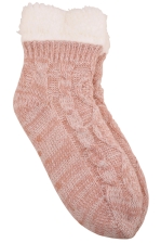 Cozy sock knitted pattern