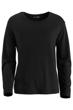 Topp Av Bambu O-neck Lång Ärm