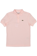 Short sleeved Ribbed Collar Shirt.