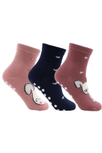 Mönstrad Antihalk- Strumpa 3-pack