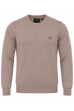 Tonal Eagle Merino Crew Neck Jumper