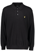 Cotton Merino Long Sleeve Knitted Polo