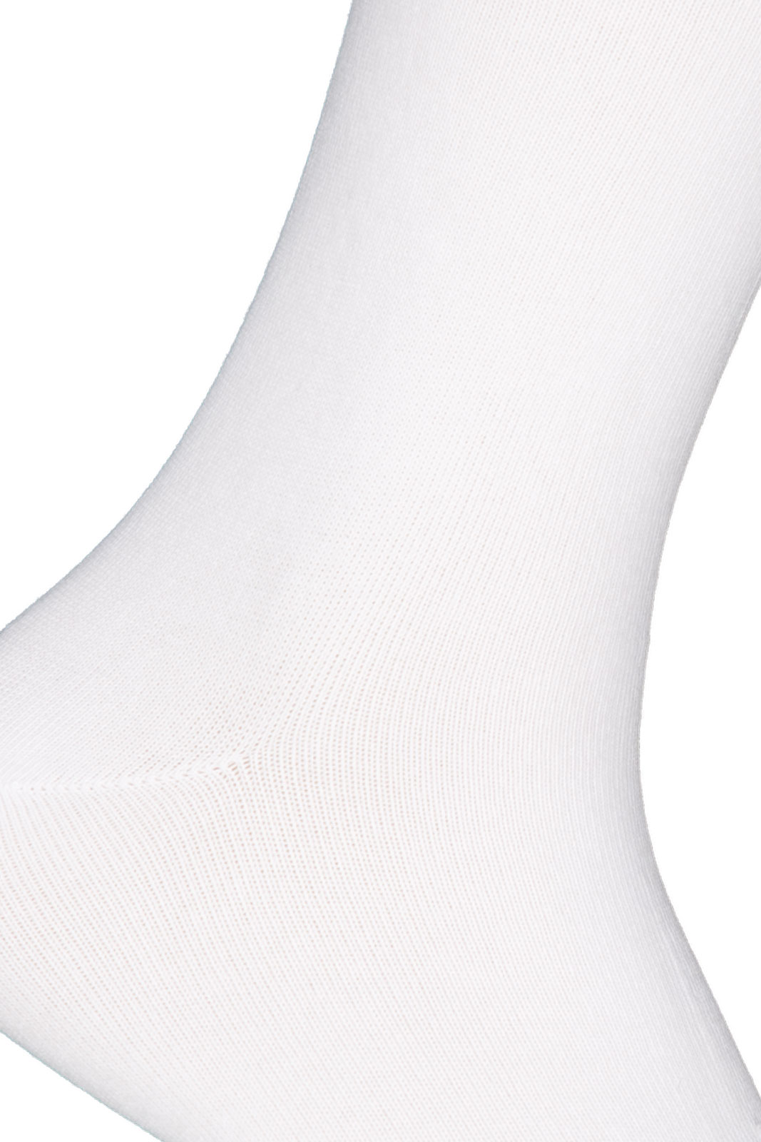Sock Solid, Cotton, White