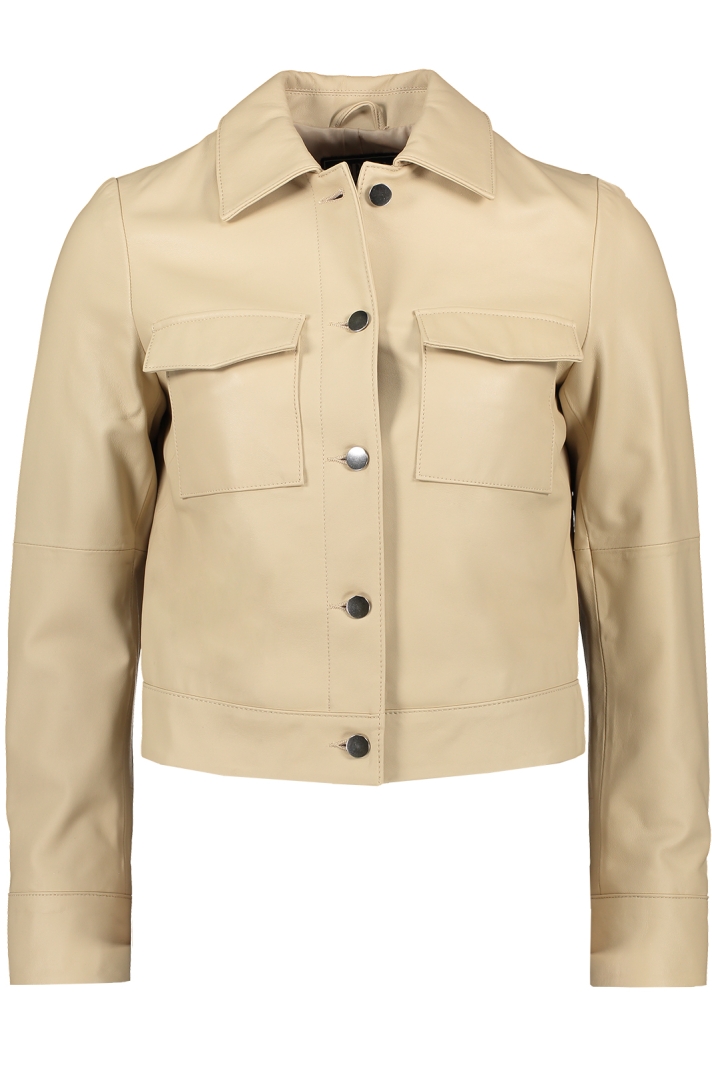 Lynn Pocket Leather Jacket