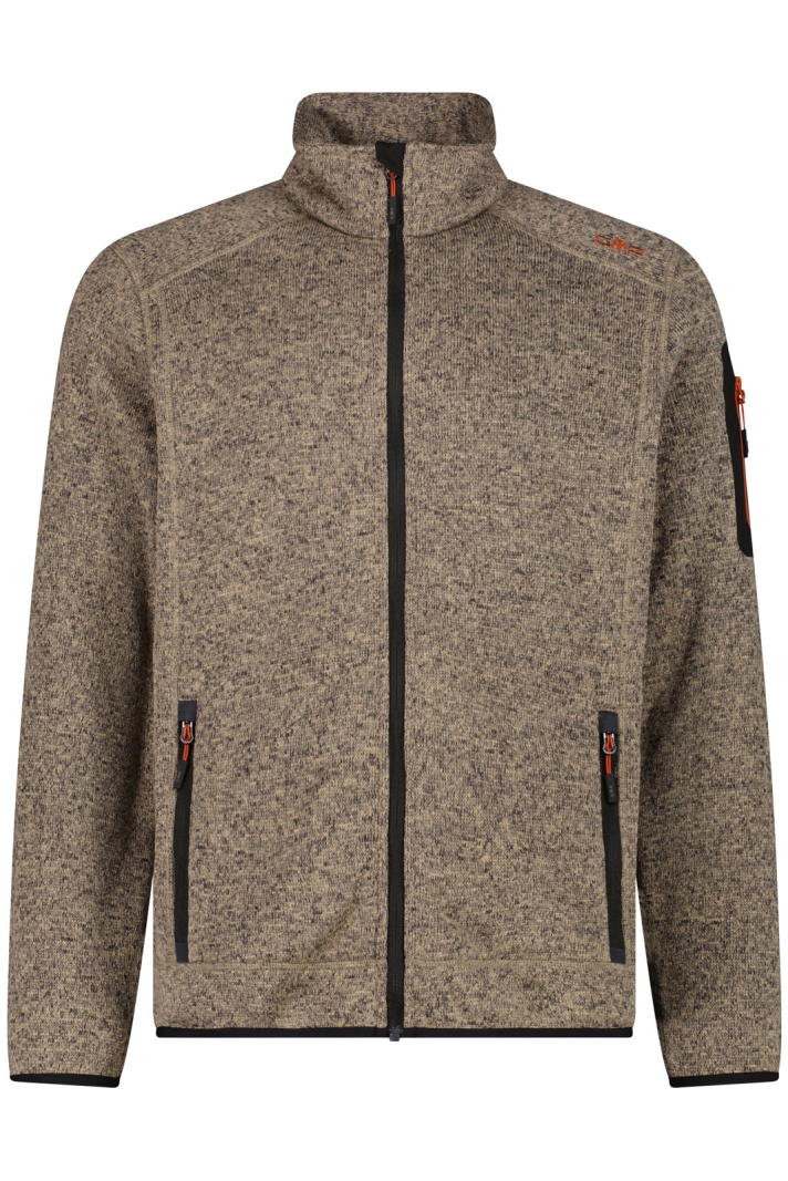 Man Knit Fleece Jacket.
