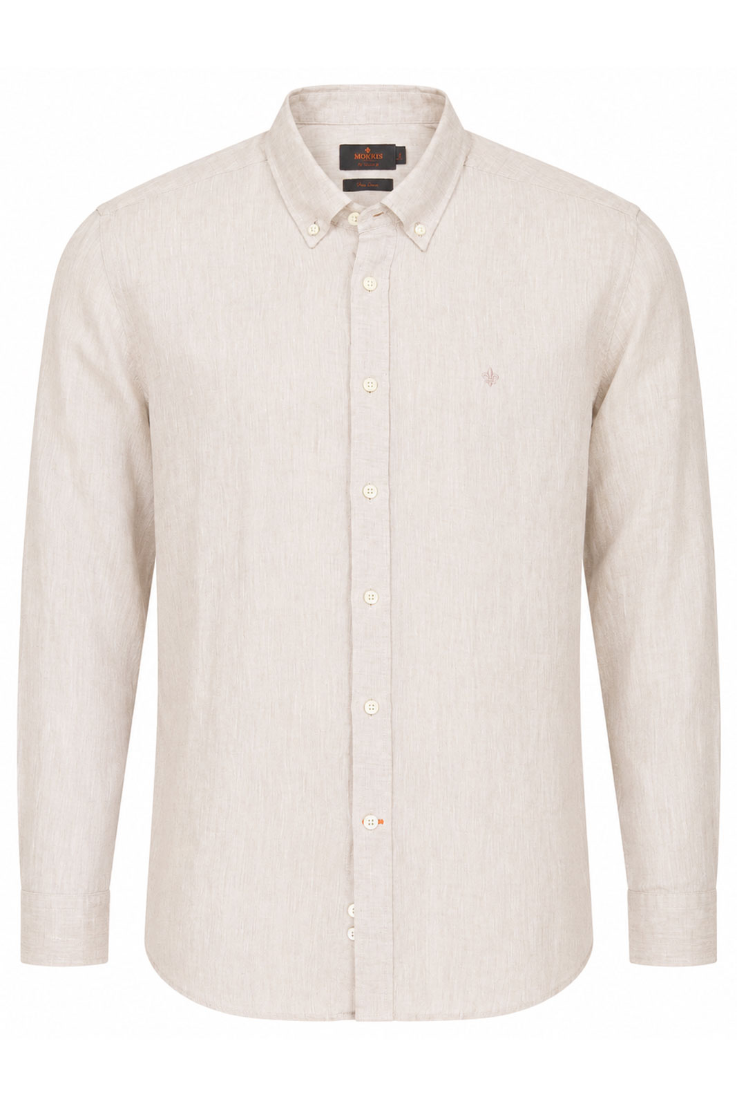 Douglas Linen Herringbone Shirt-classic Fit
