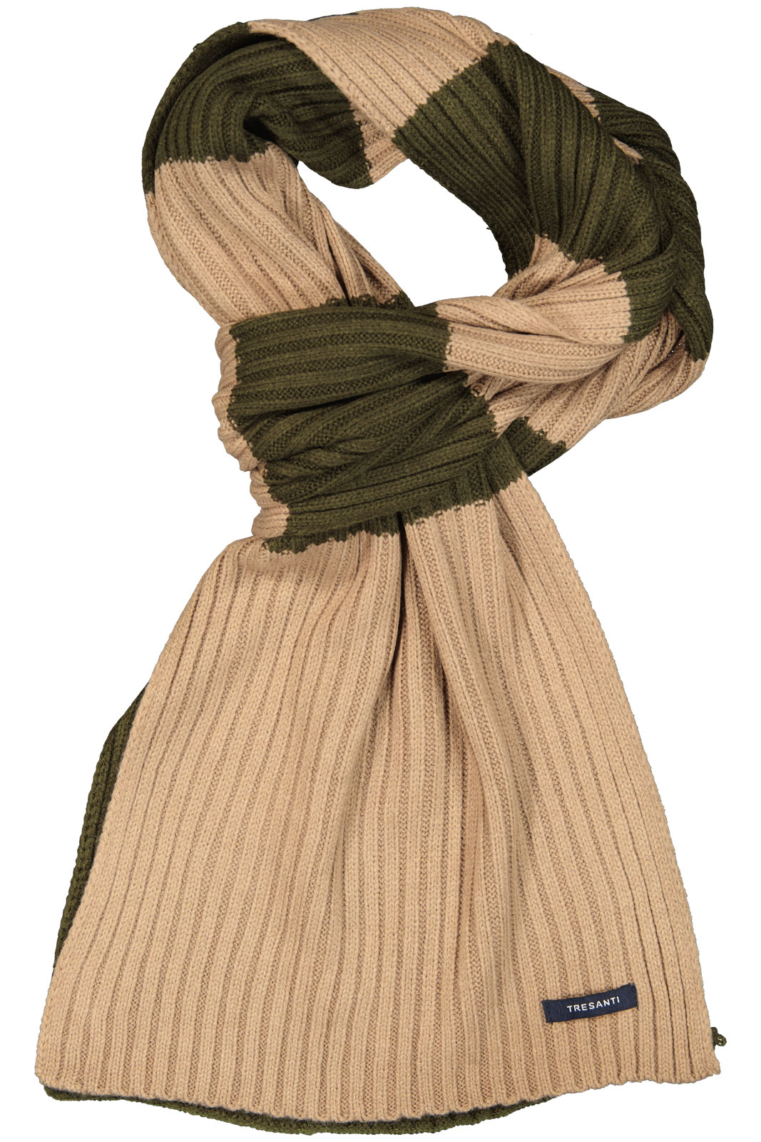 Beato | Thick Stripes Knitted Scarf