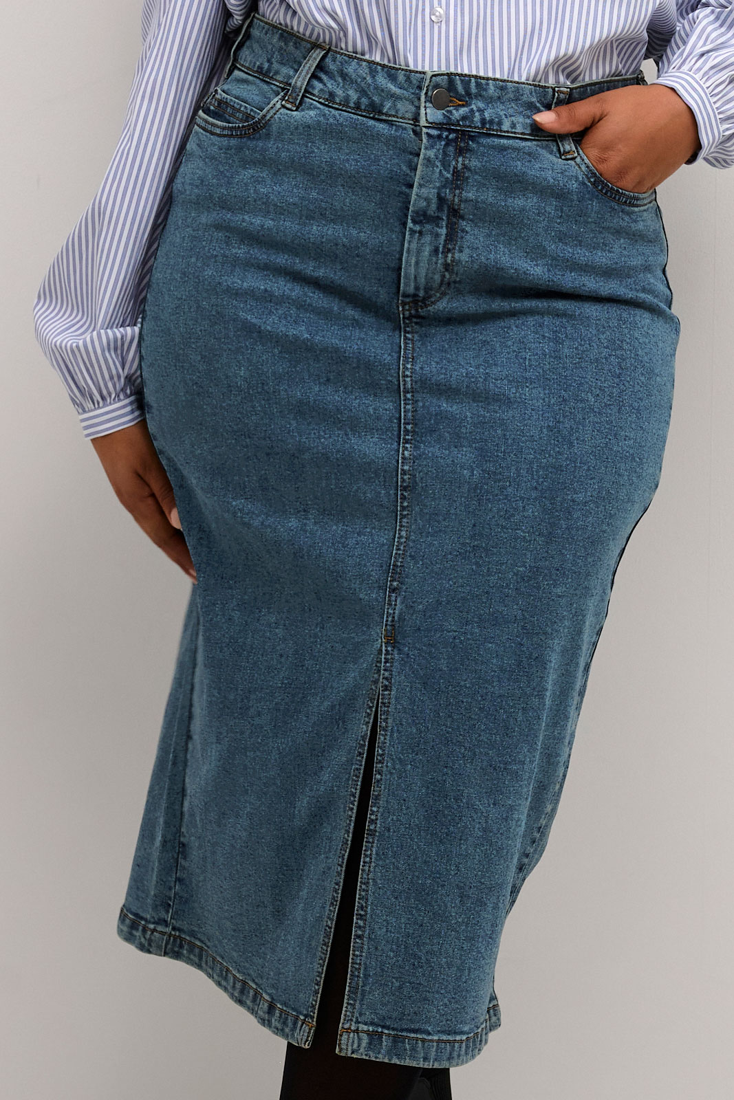 Kcdiana Denim Skirt