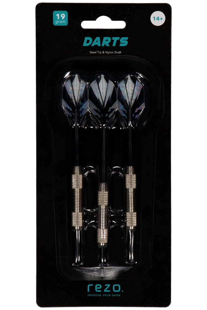 Steel Darts 19g w/ Plastic Shafts 3pcs