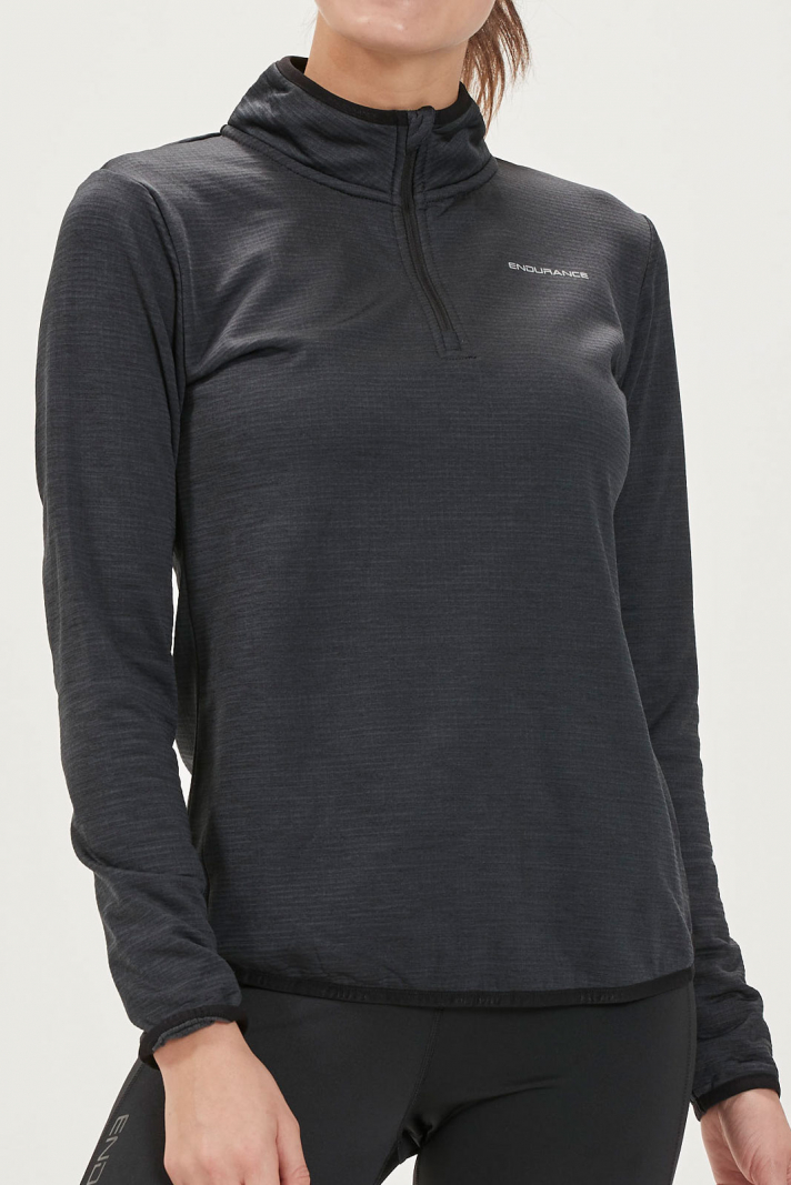 Vironic W Waffle Melange Loose Fit Midlayer