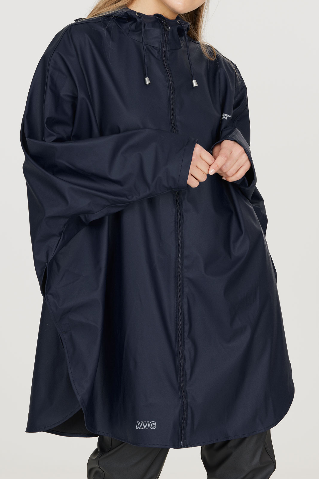 Flame W PU Rain Poncho