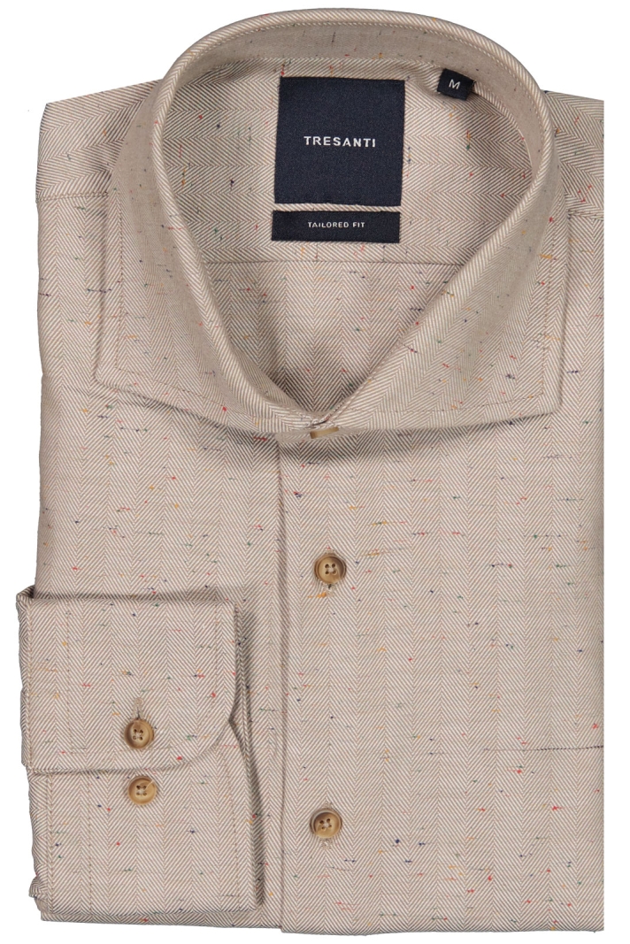 Fionno | Herringbone Dots Shirt