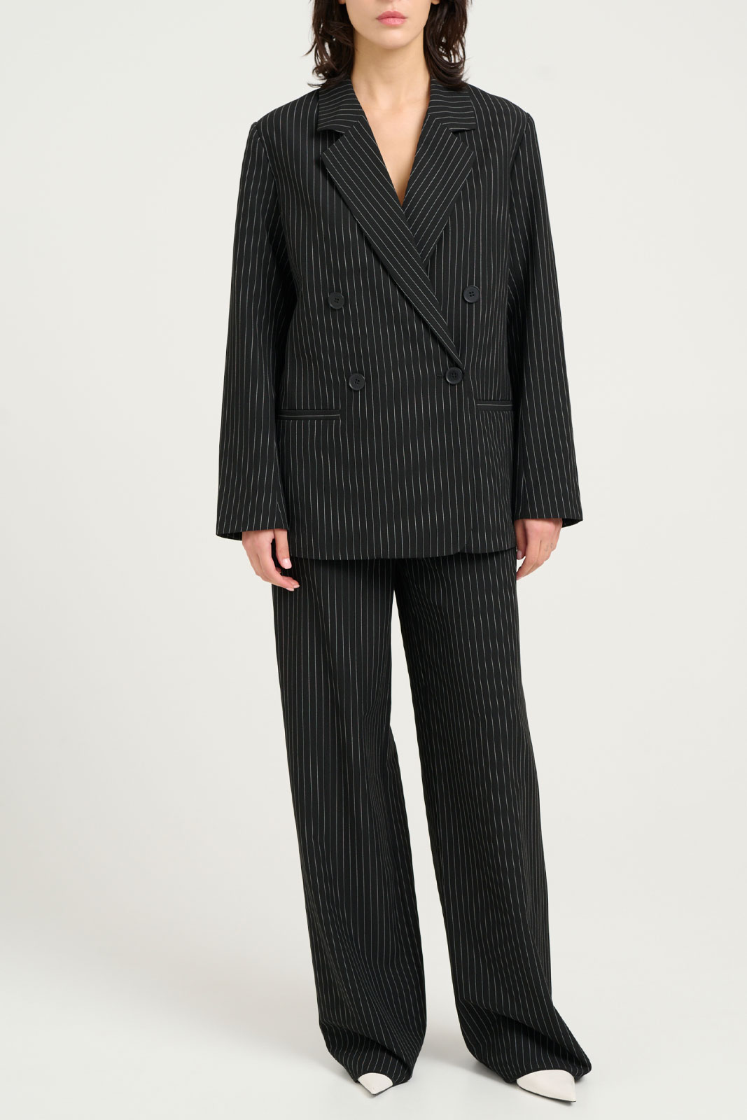 Joellegz Pinstripe Mw Pants Noos