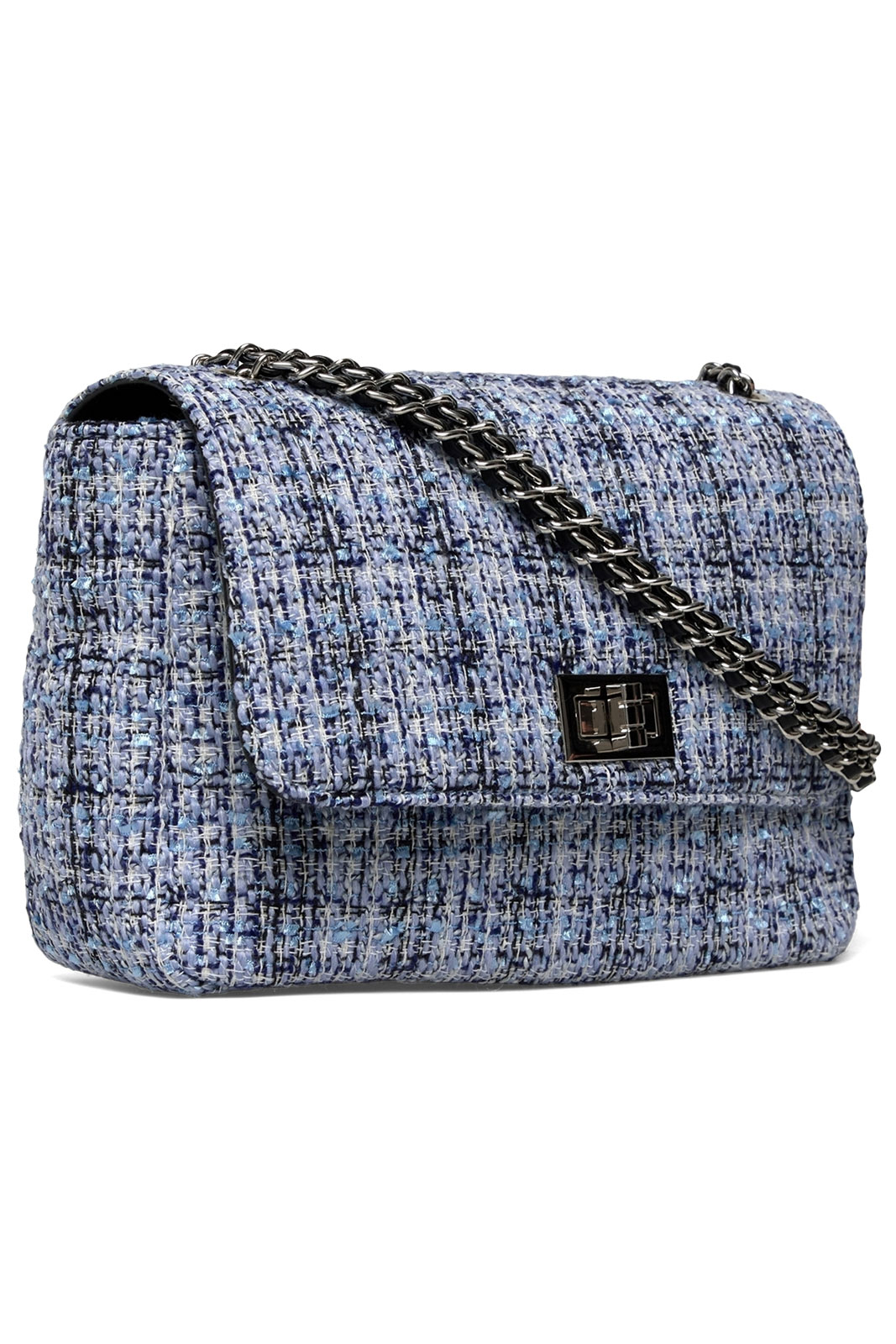 Rbamy Boucle Small Chain Shoulder Bag
