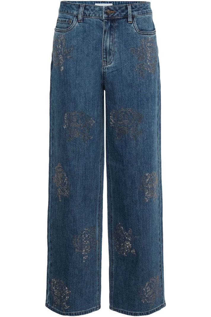 Kacastelia Rhinestone Jeans