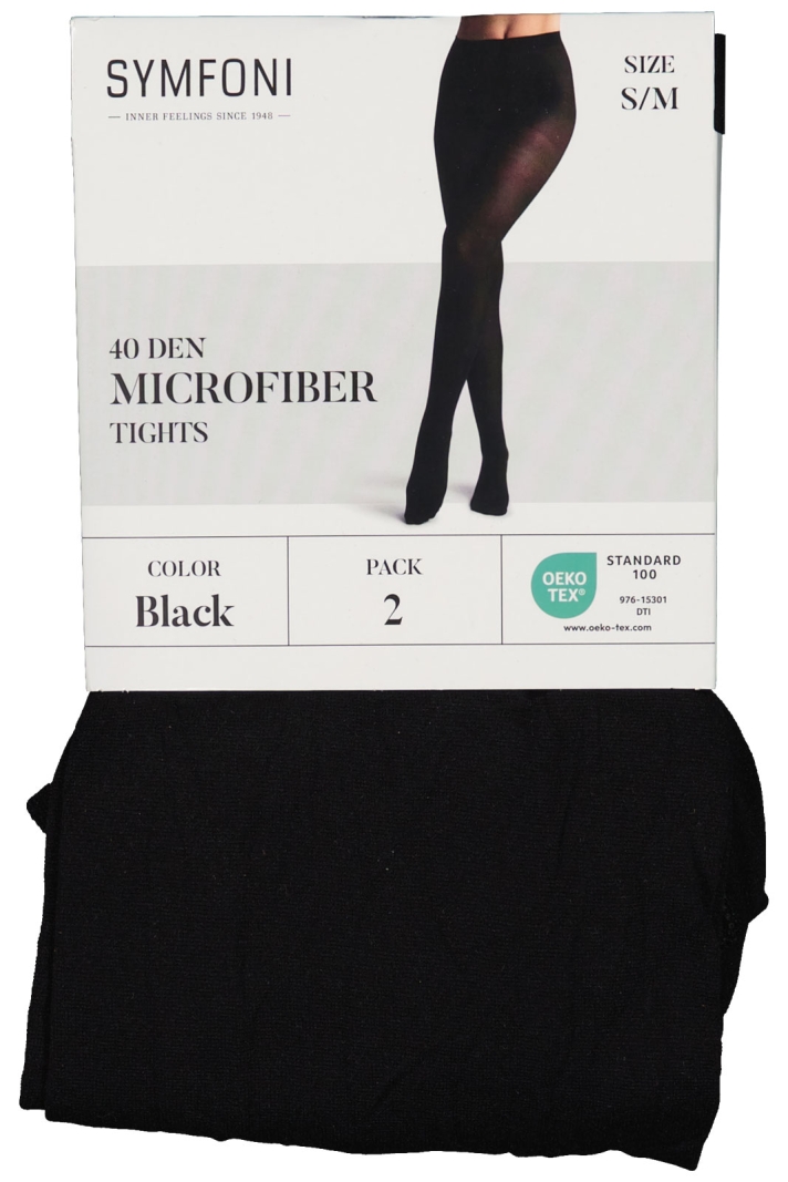 Den 40 Microfiber Tights 2Pack