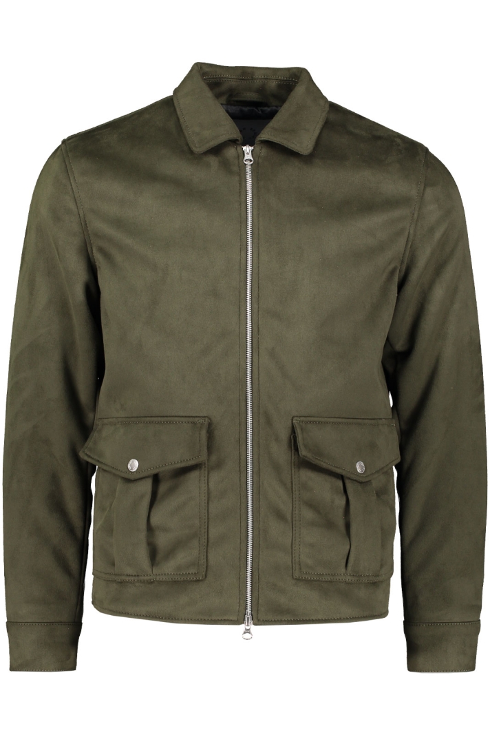 Hudson Vegan Suede Jacket