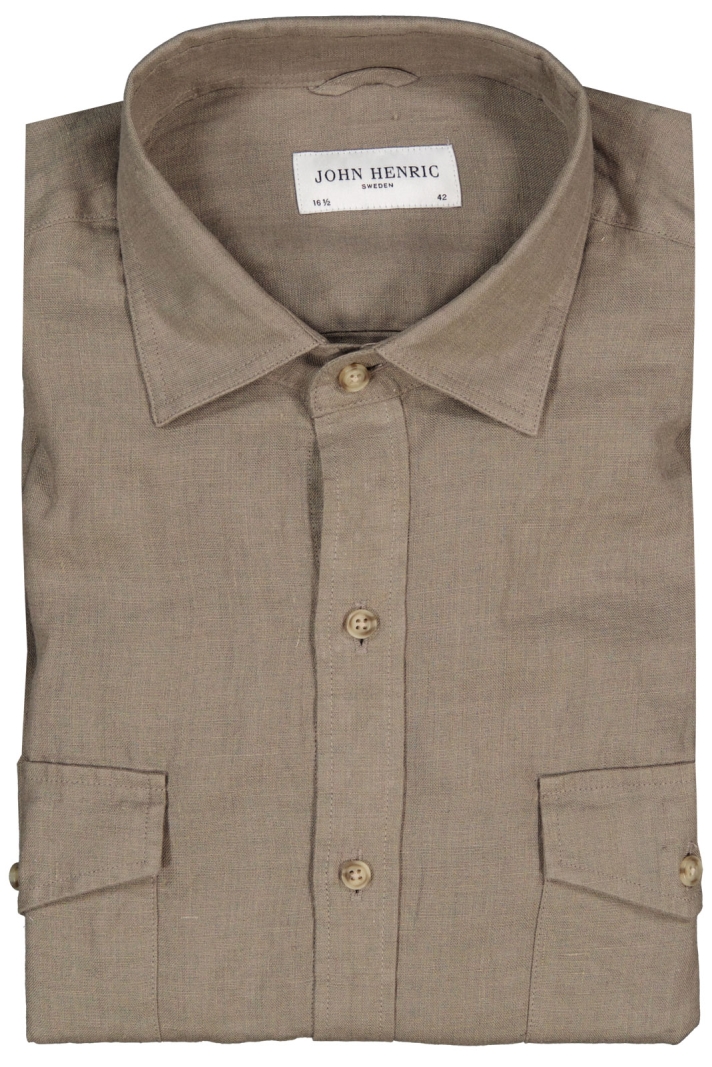Linen Pocket Shirt