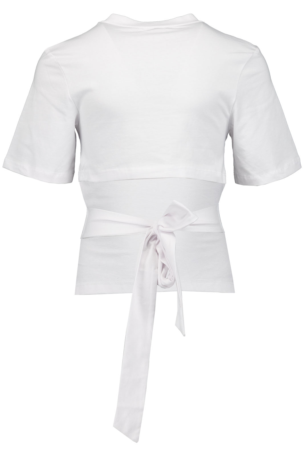 Girls S/s Top Tie In Back