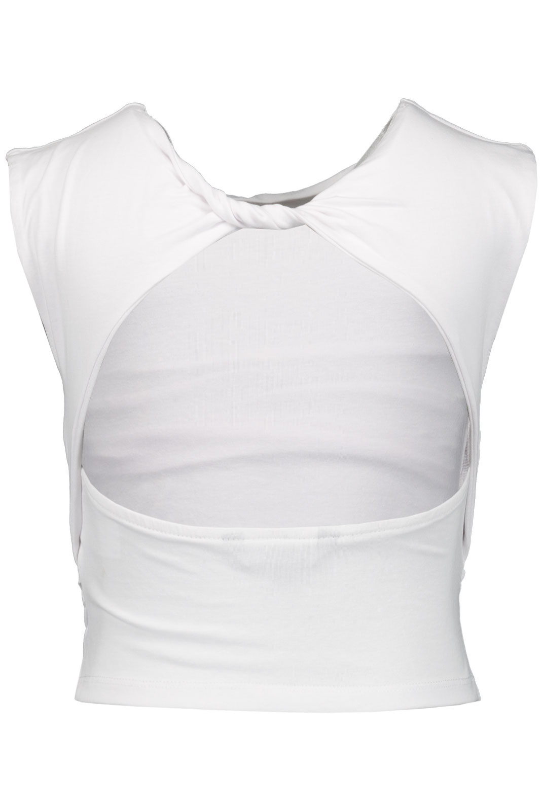 Girls S/s Top Open Back