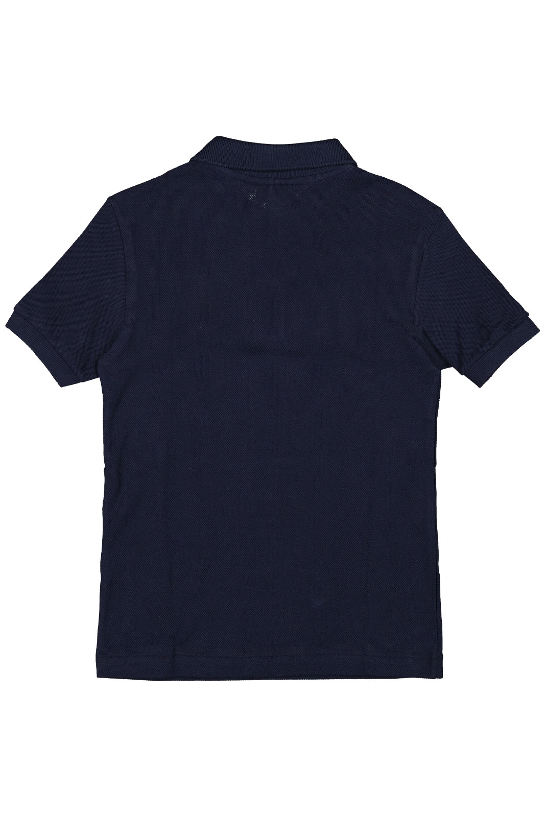 Short sleeved Ribbed Collar Shirt.