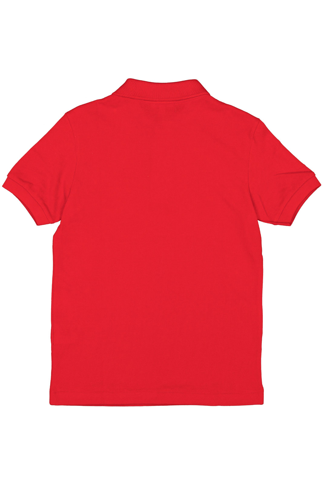 Short sleeved Ribbed Collar Shirt.