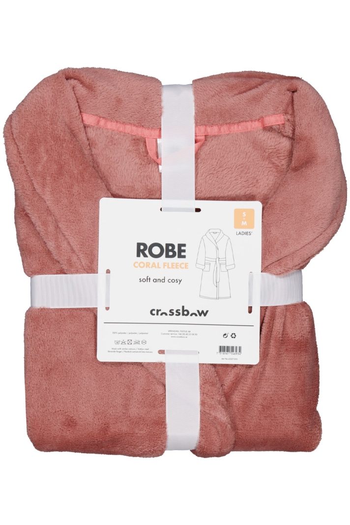 Ladies Coral Fleece Robe