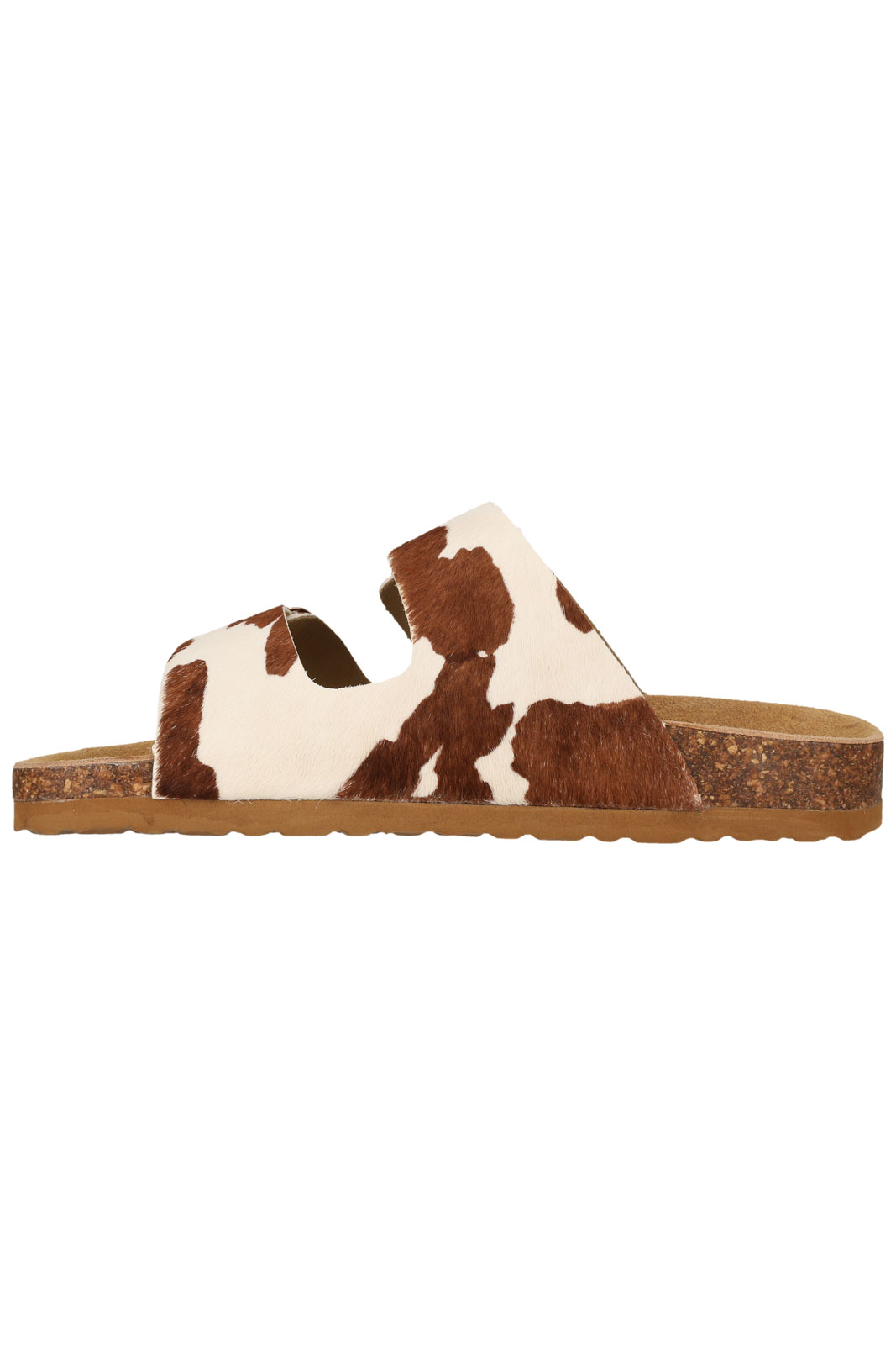 Reina W Leather Cork Sandal