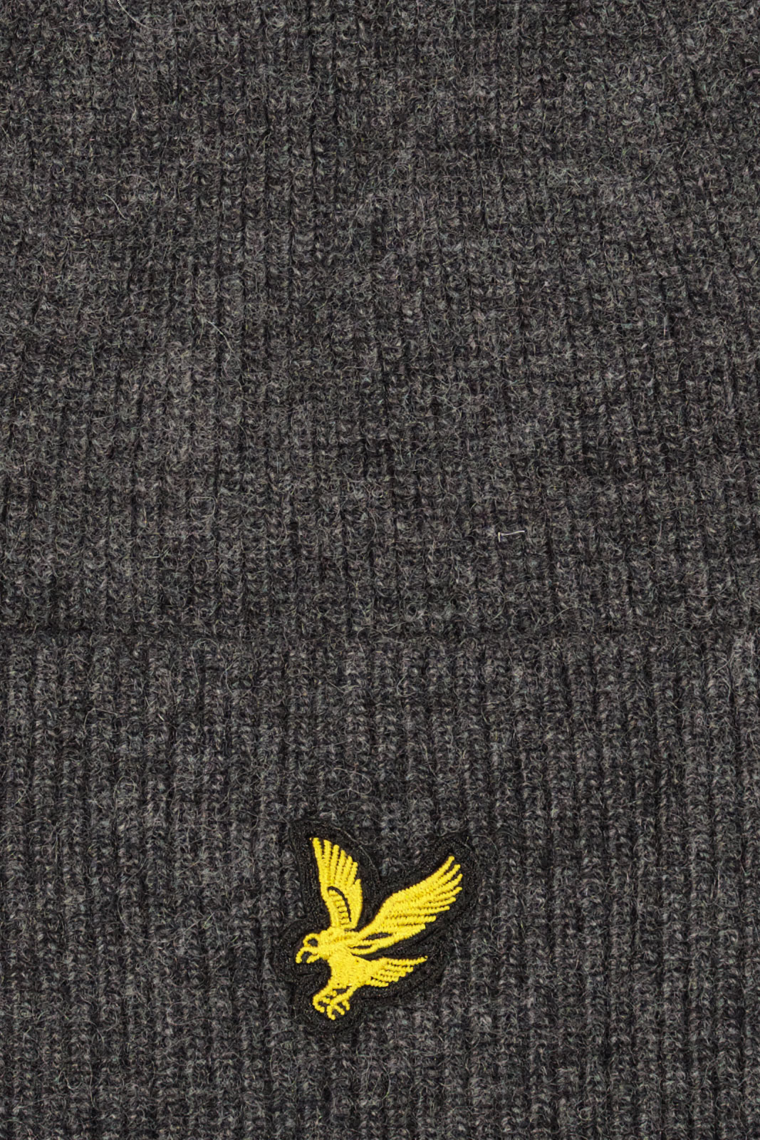 Lambswool Blend Ribbed Beanie