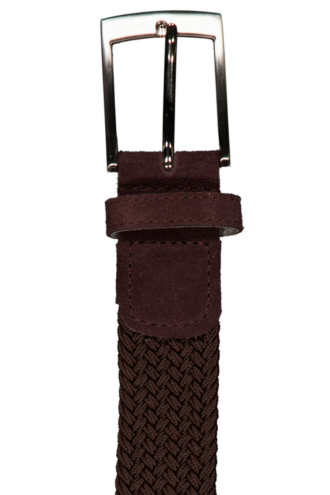 Zeth | Braided Elastic Belt With Suede